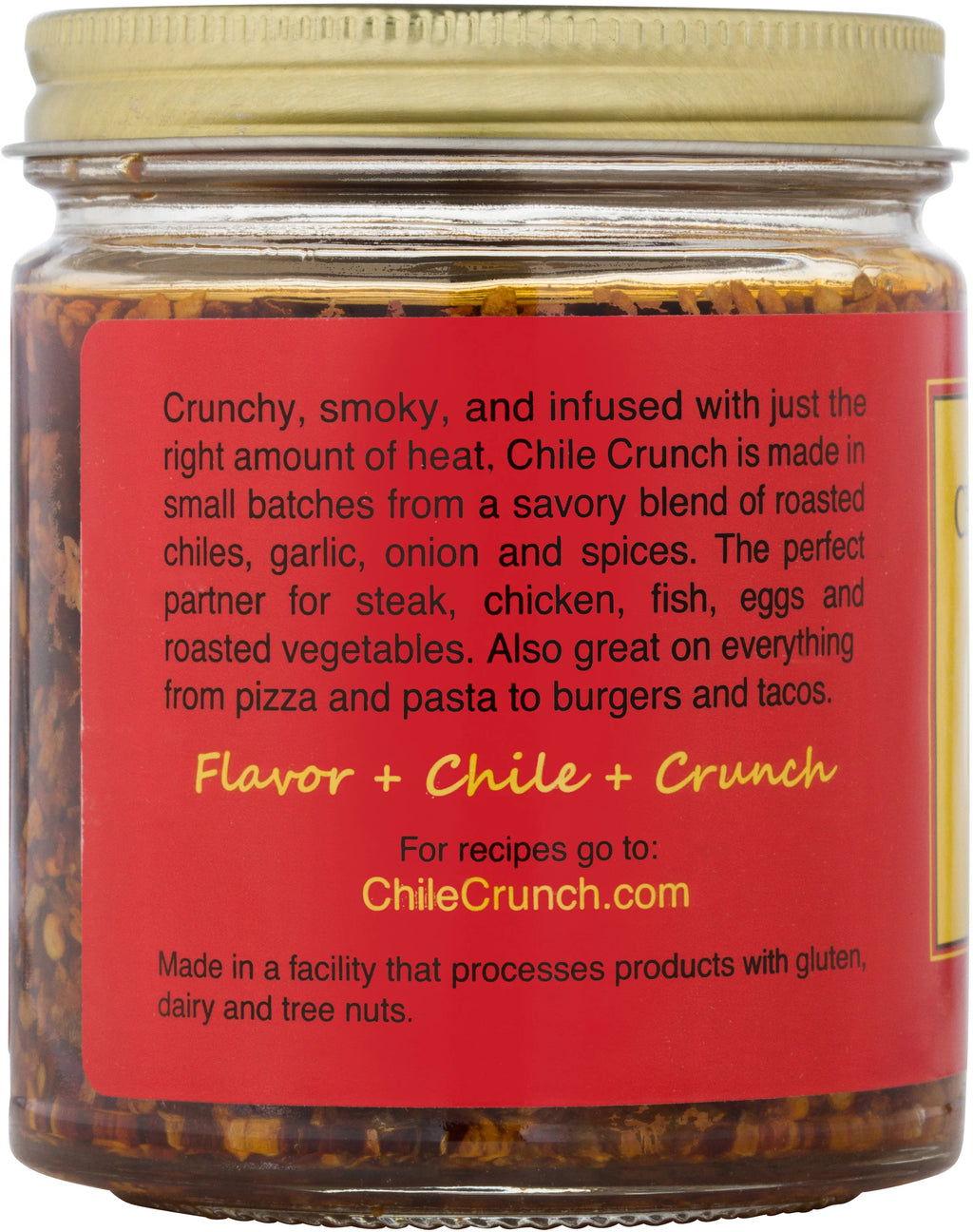 Chile Crunch Crunchy All Natural Spicy Condiment 1 Jar G1330
