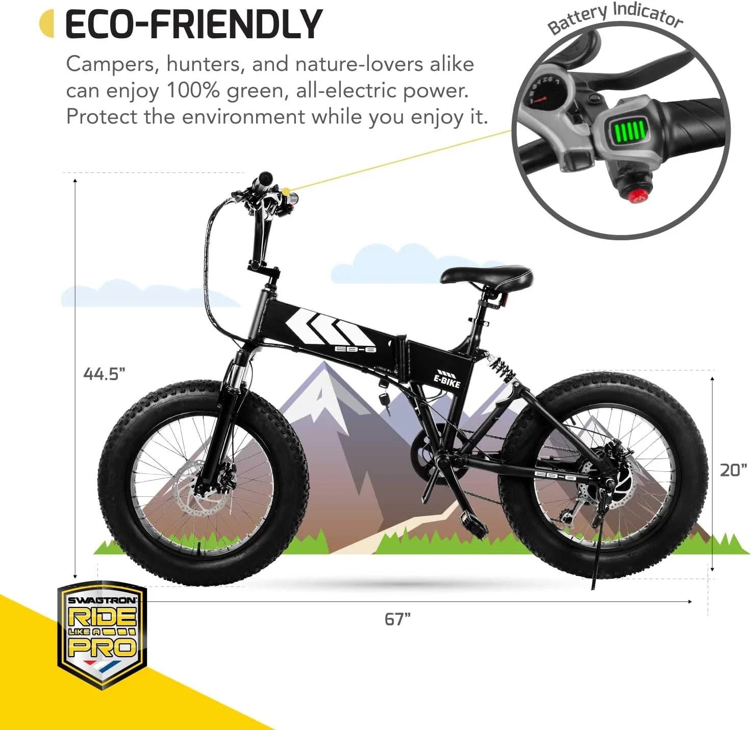 Fat Tire Electric Bicycle F2296