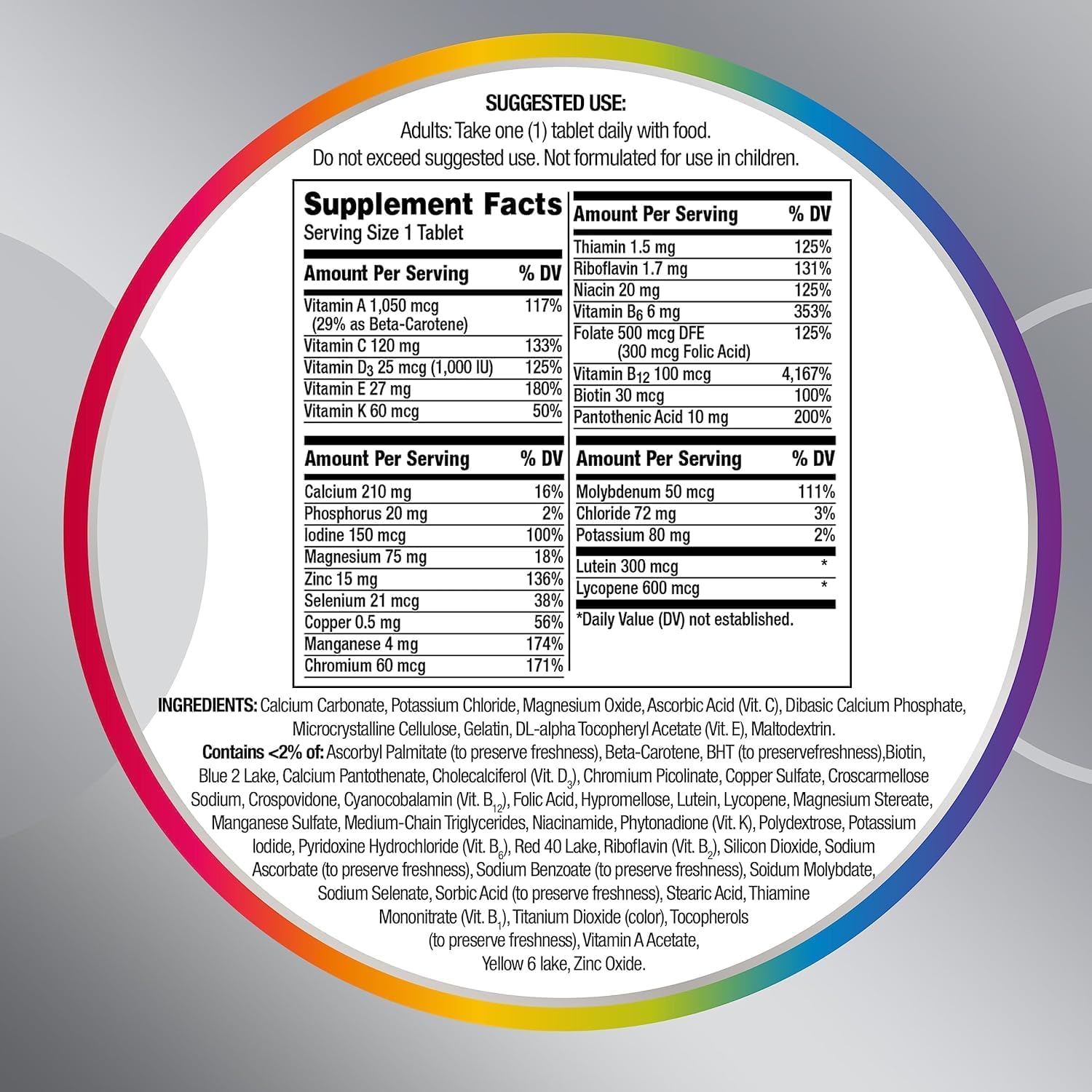 200 Ct Multivitamin for Men S725007