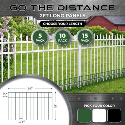 Black 5 Pack 24in x 15in Digging Fence Barrier Z792442