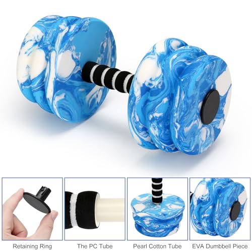2PCS Foam Aquatic Exercise Dumbbells P5297