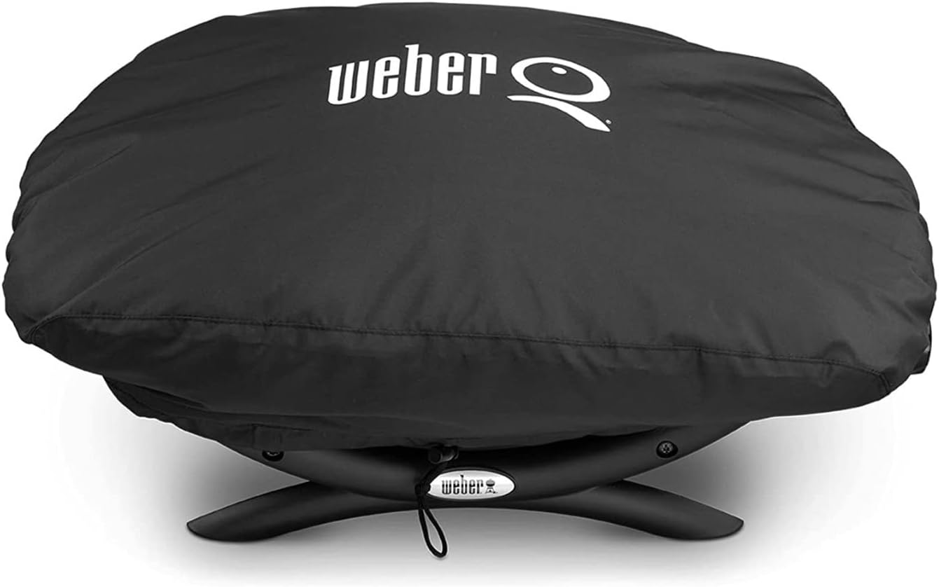 Black Liquid Propane Grill Bundle with Portable Cart, Adapter Hose, and Grill Cover A97724