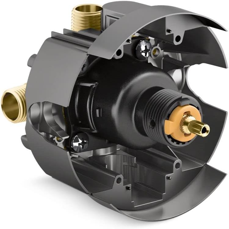 Gray Pressure-Balancing Valve Body and Cartridge Kit Z1341