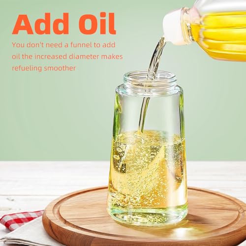 2Pcs Black 2-in-1 Oil Dispenser and Sprayer 470ml N4743