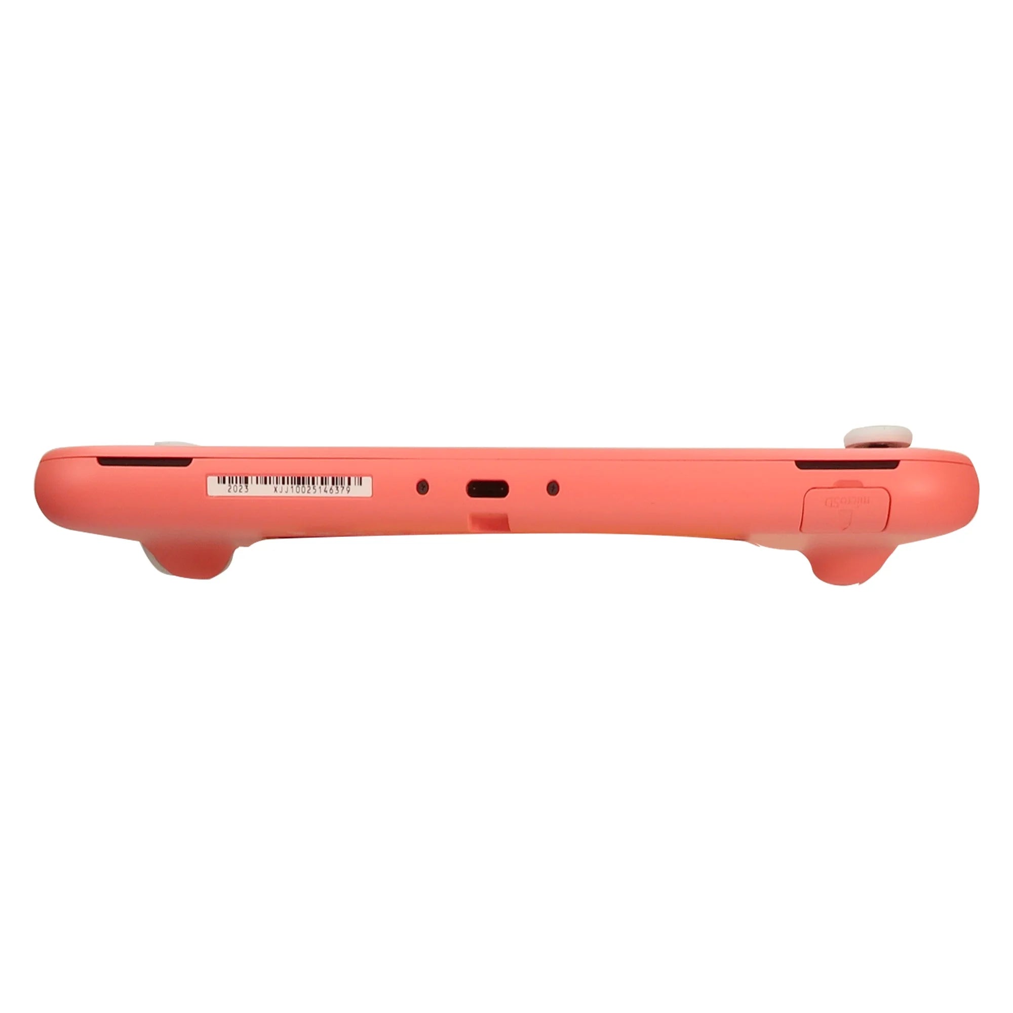 Coral Nintendo Switch Lite Console with Black In Ear Headphones C5896