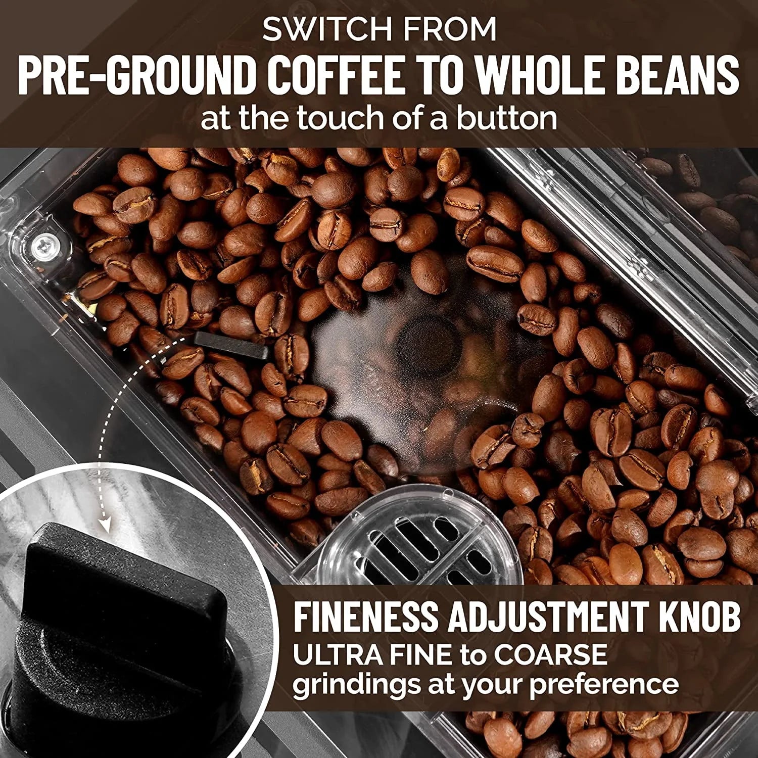 Black 1800ml Espresso Coffee Maker X330575