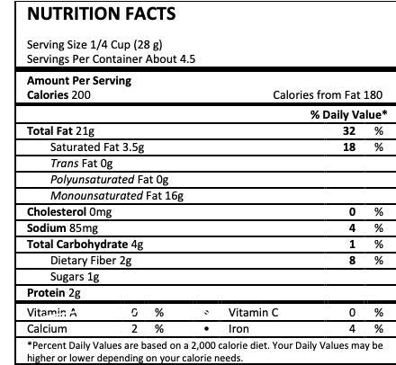 Dry Roasted Macadamia Nuts with Sea Salt, 4.5 oz. Can (Pack of 1) U399602