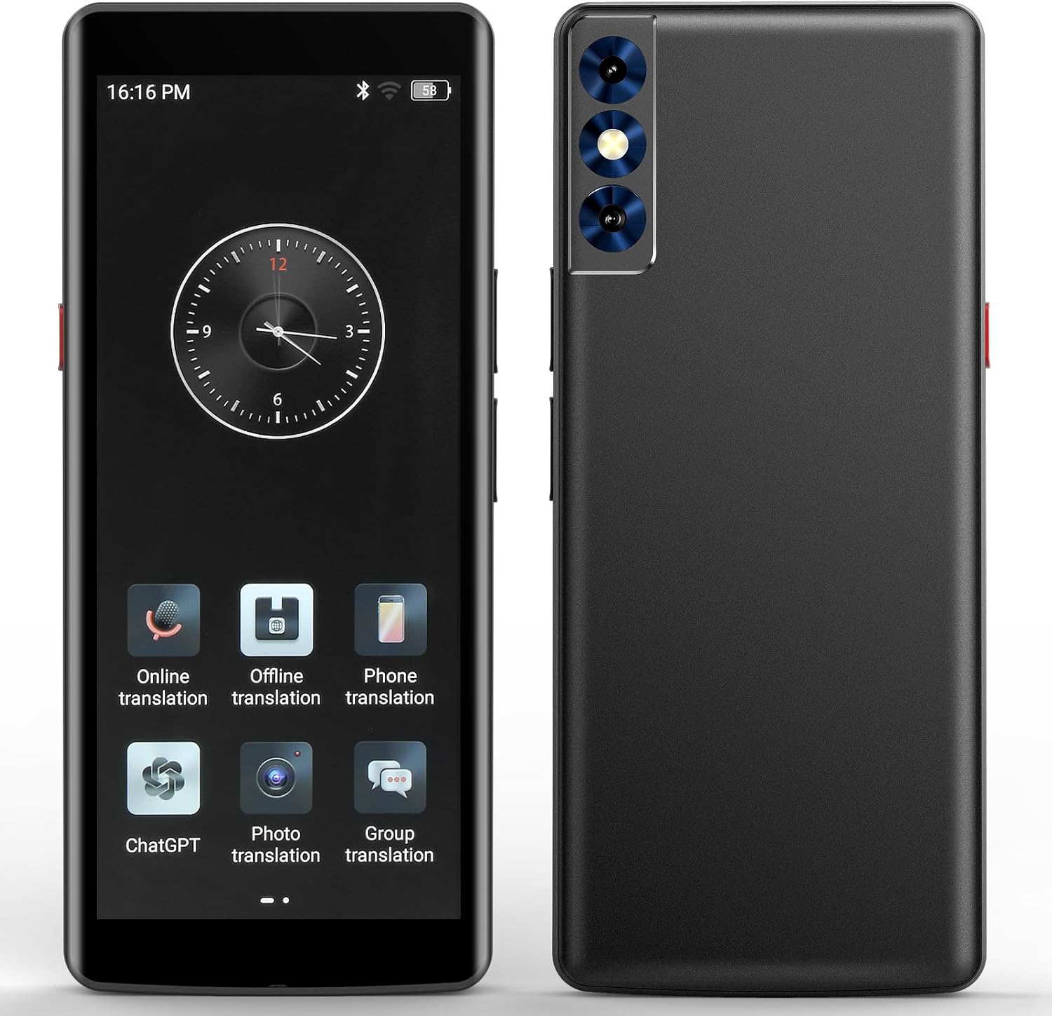Two Way Real-Time Voice Translation Device with 5.5 Inch HD Touch Screen V229