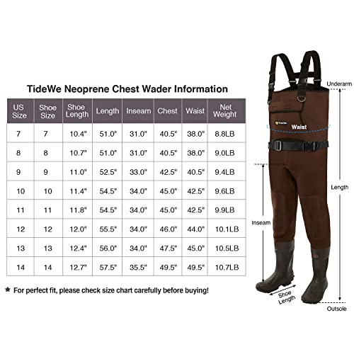 Neoprene Cleated Bootfoot Chest Waders O9018
