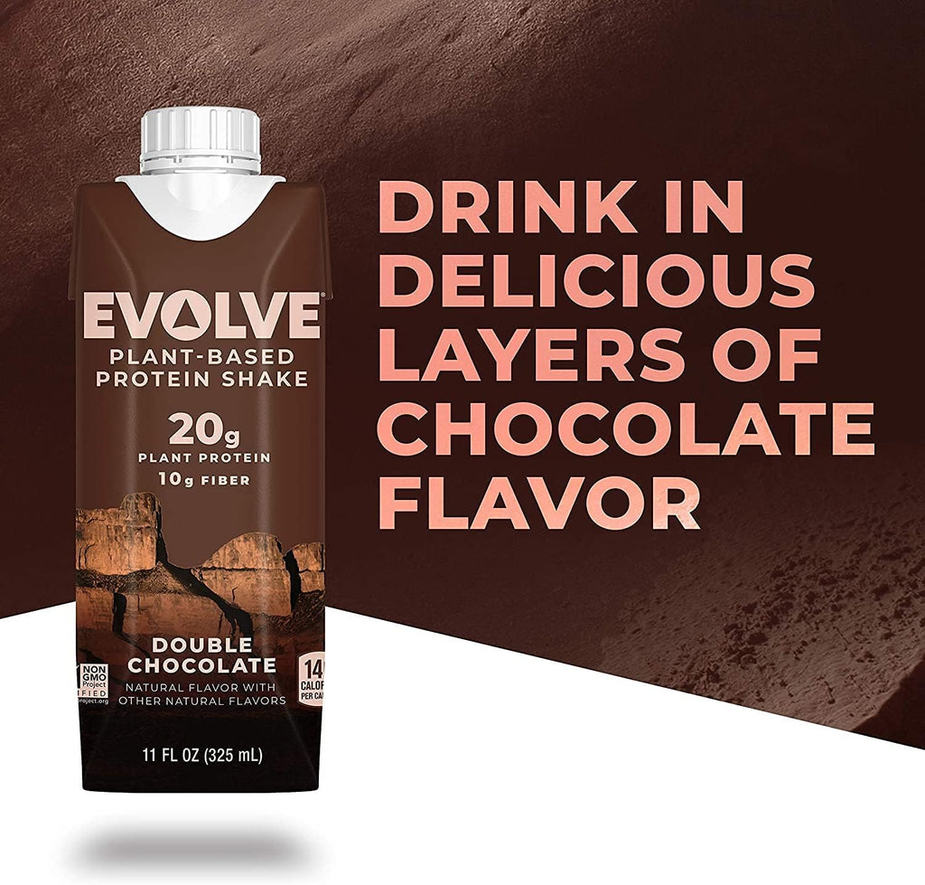 11oz 4 Pack Plant Based Protein Shake Double Chocolate G7944