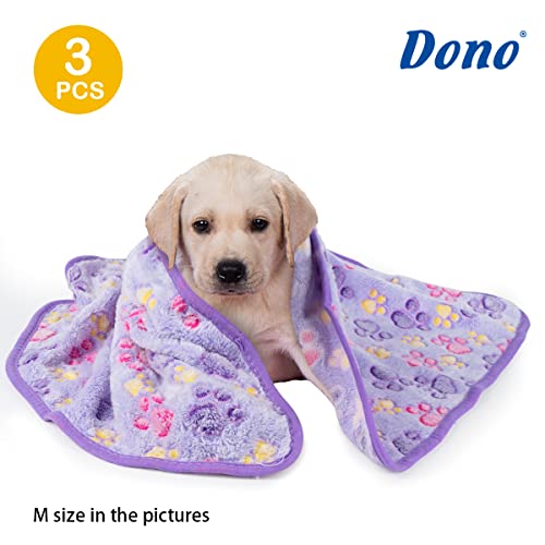 1 Pack 3 Soft Fluffy Fleece Pet Blanket D49191