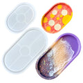 3 Pcs Silicone Rectangle Resin Molds I17871