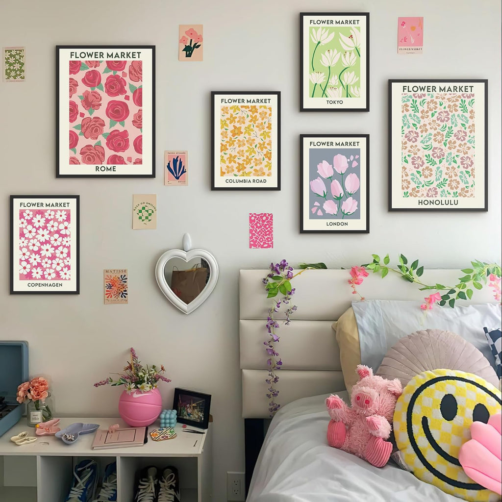 6 Pack Wall Art Posters Prints L369
