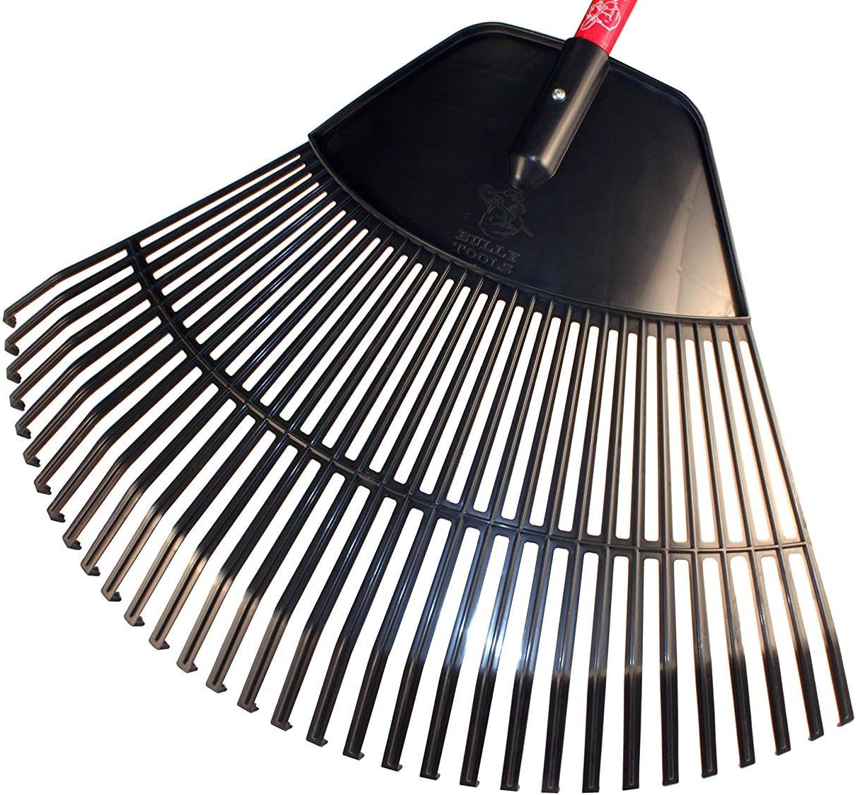 Poly Lawn and Leaf Rake with Fiberglass Handle, 31-Inch N644348
