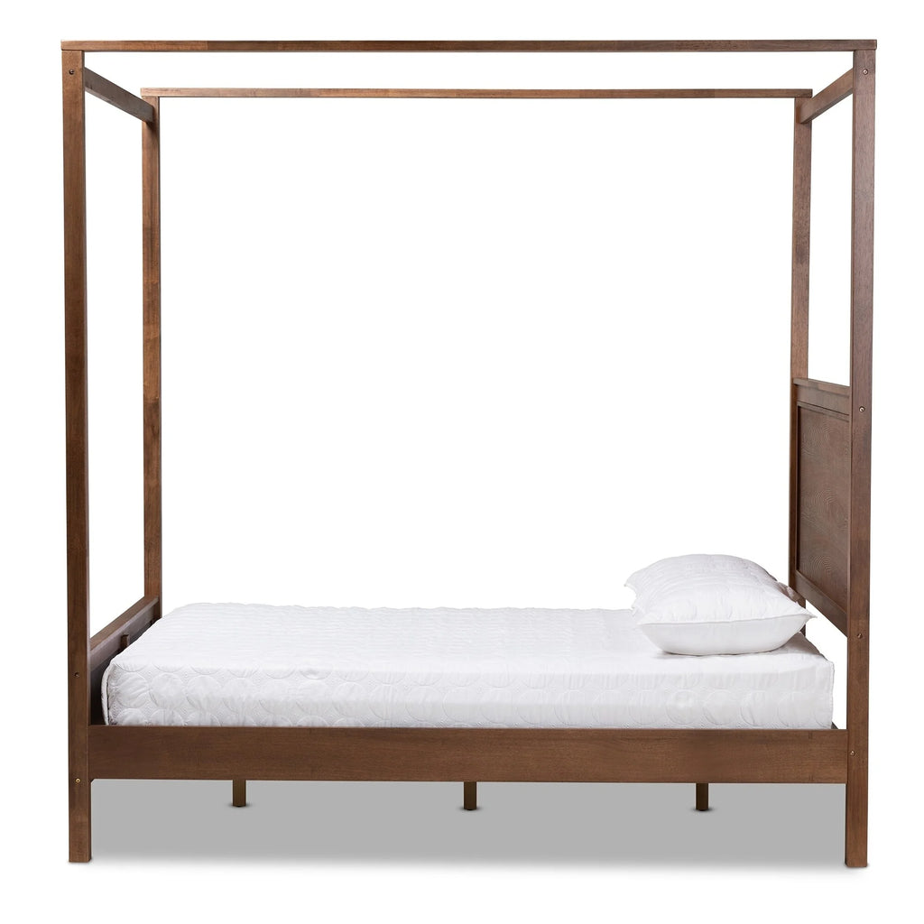 Queen Platform Canopy Bed X567901