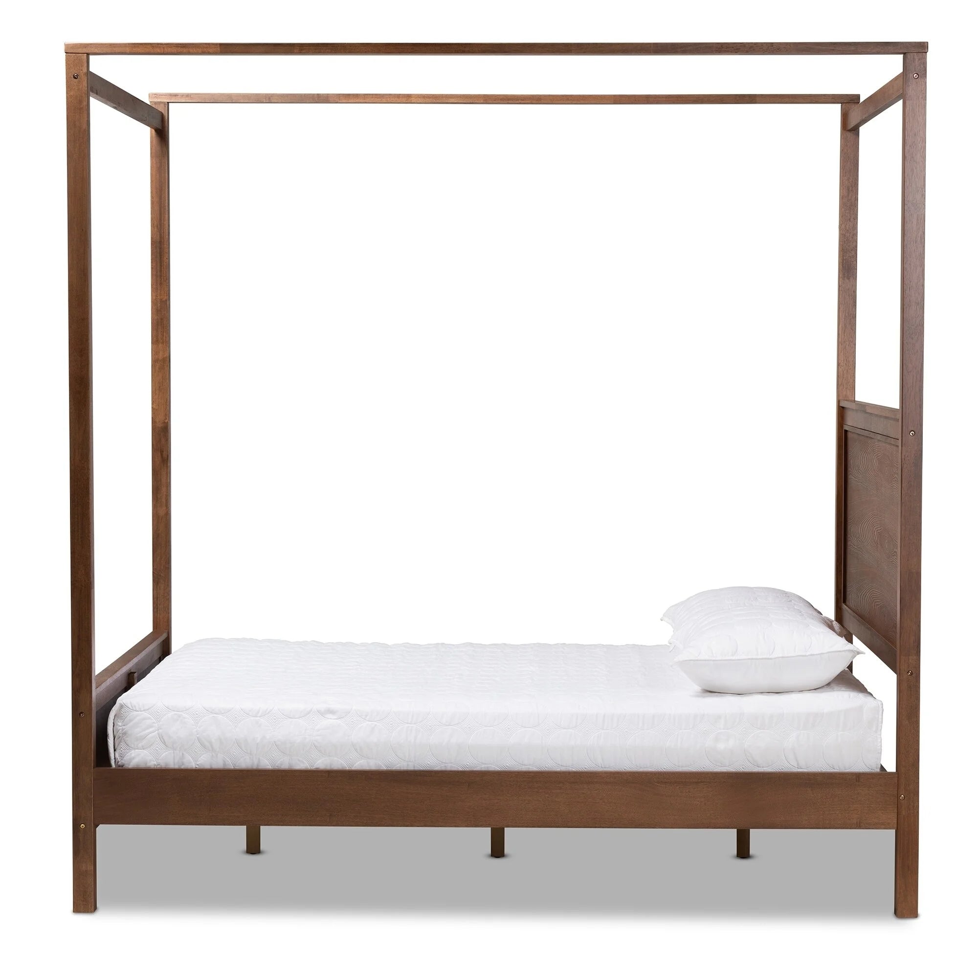 Queen Platform Canopy Bed X567901