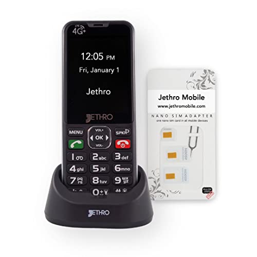 4G Unlocked Senior Cell Phone with Charging Dock B9377