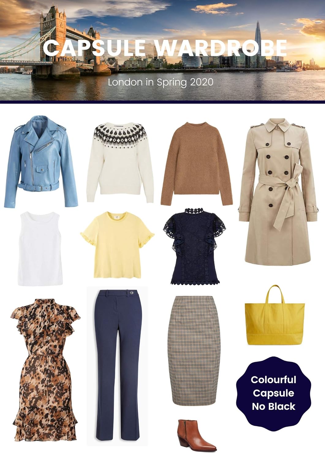 Colourful Spring Capsule Wardrobe E233
