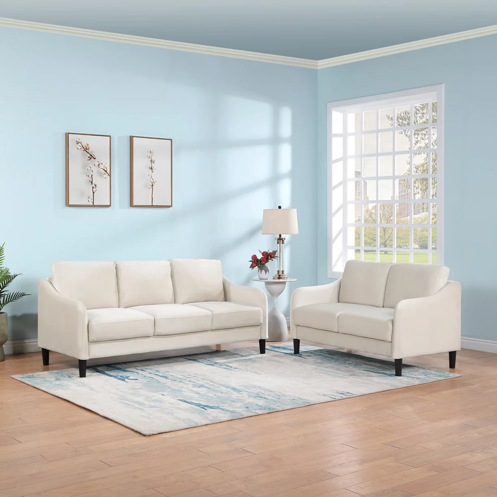 Beige Loveseat Sofa K21376