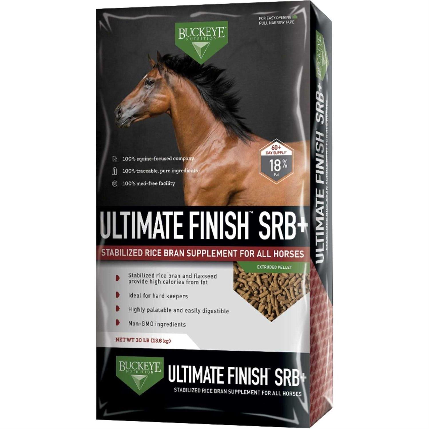 Stabilized Rice Bran Pellets Horse Supplement D550