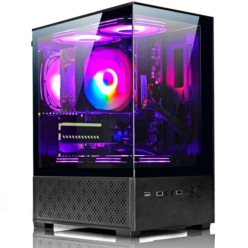 White Desktop PC AMD Ryzen 7-5700G 8 core 3.9GHz 16G DDR4 RAM 512GB NVME SSD Tower Computer with Power Supply 400W J903373