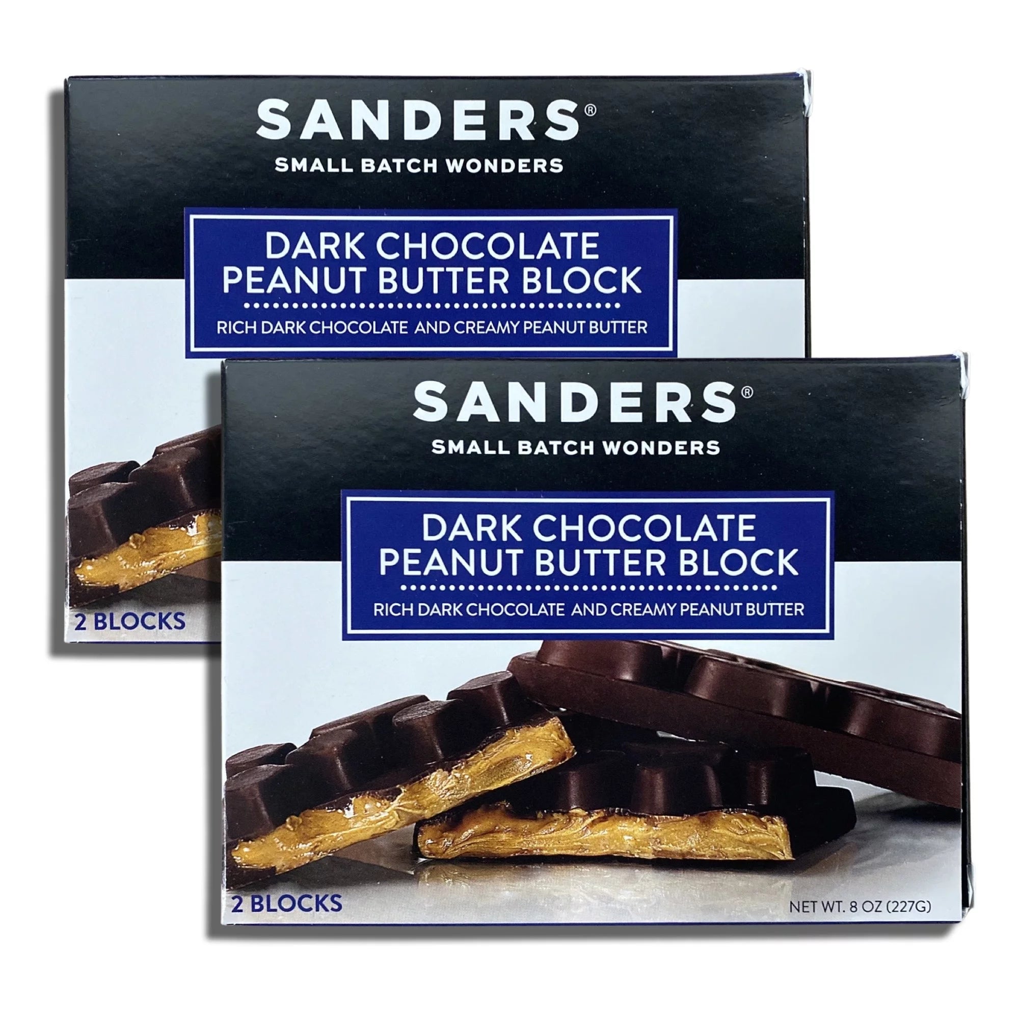 8 Ounces Dark Chocolate Peanut Butter Value Pack of 2 D8912