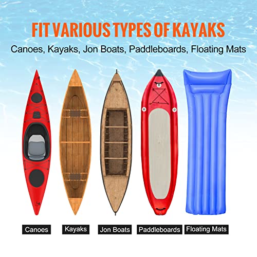 Foldable Aluminum Kayak Cart with 10'' Solid Tires T915