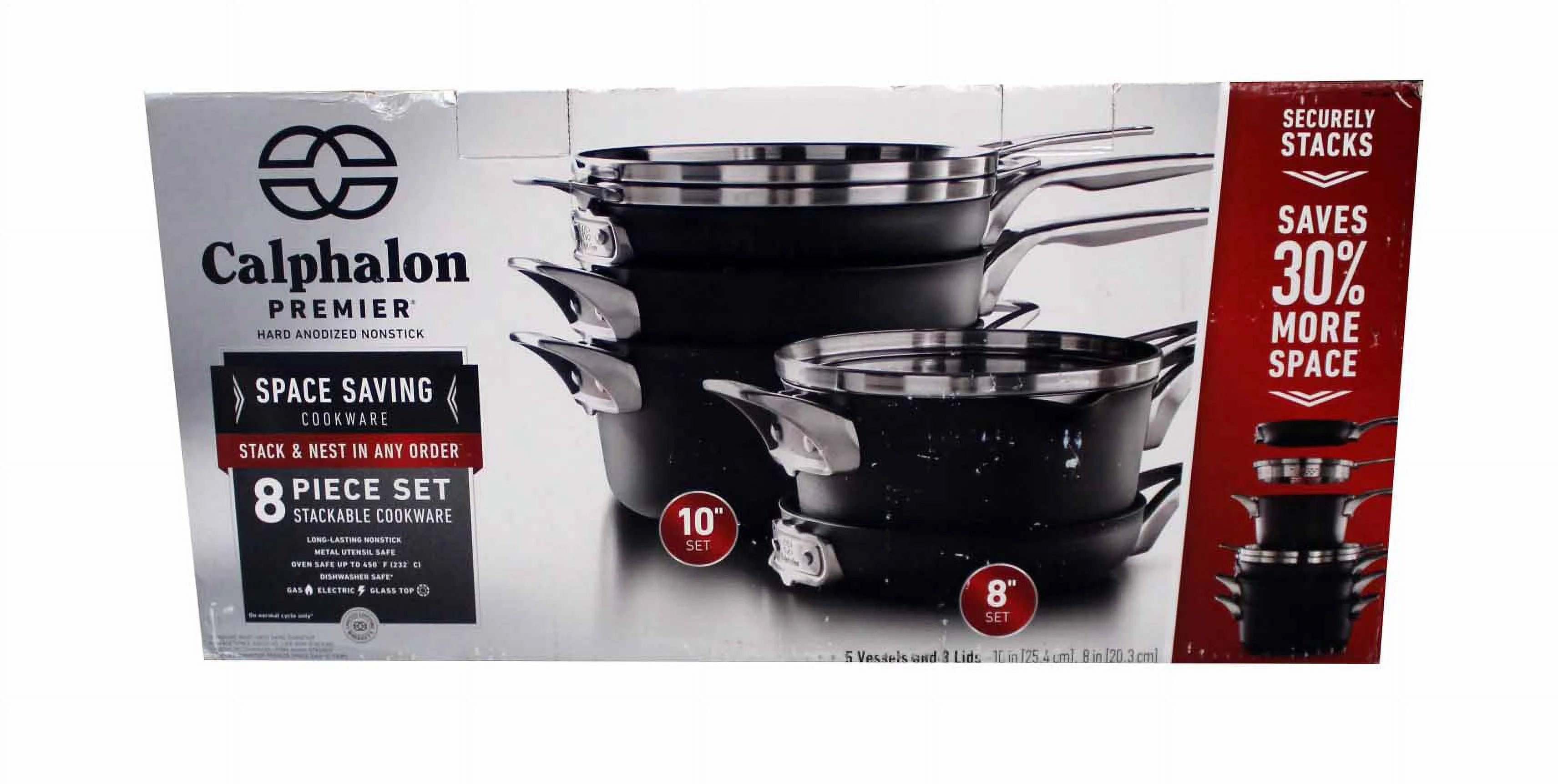 8 Piece Hard Anodized Cookware Set K78924