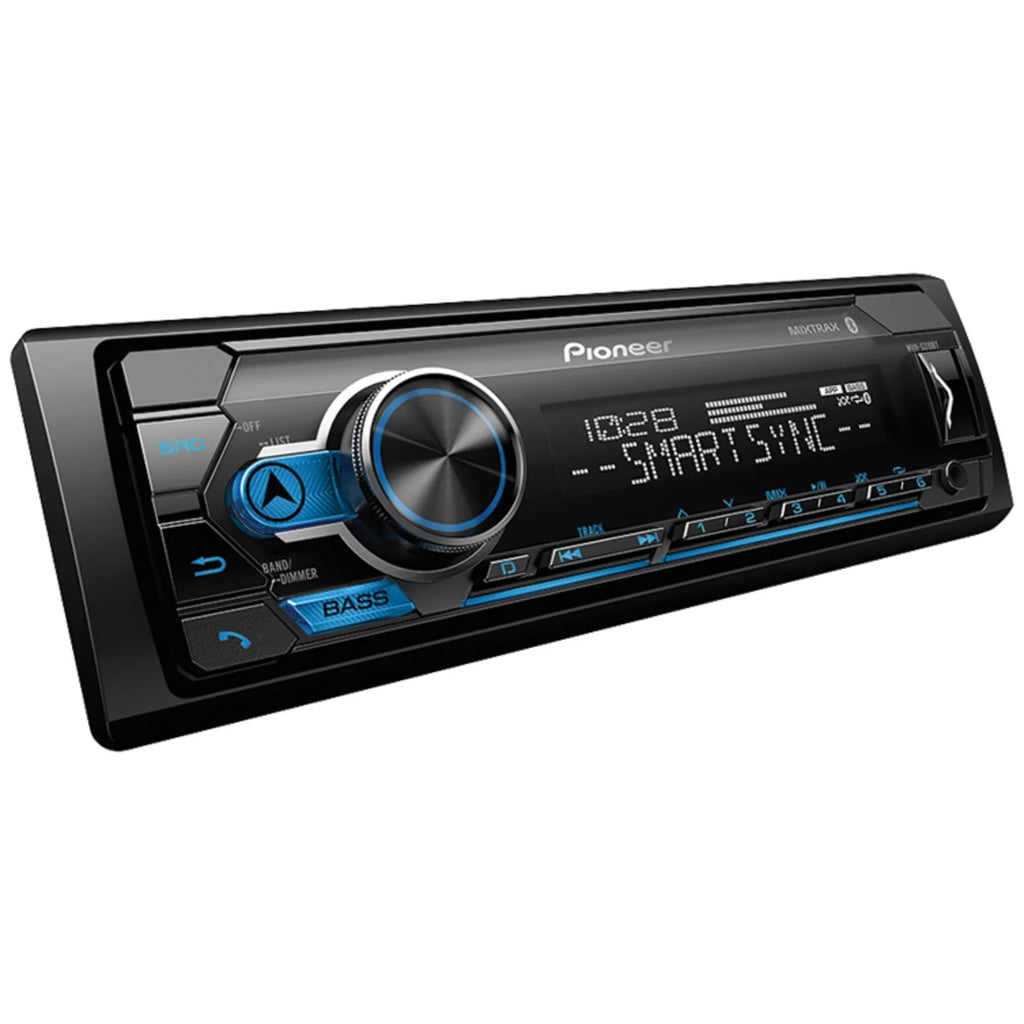 Single DIN Car Stereo with Bluetooth Q197