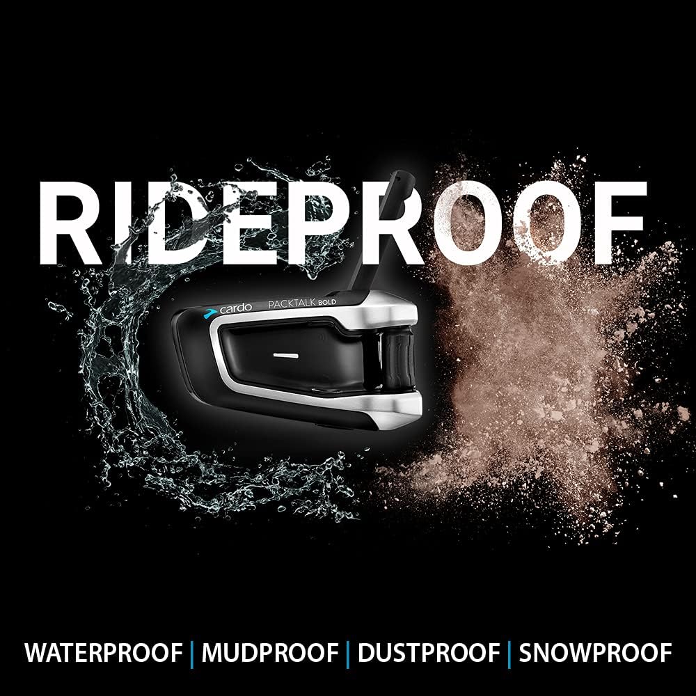 Black Dual 2 Pack Motorcycle Bluetooth Communication System Headset I85381