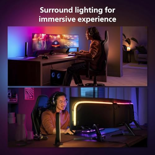 Black Gradient PC LED Lightstrip for 24'' to 27'' Monitors O2247