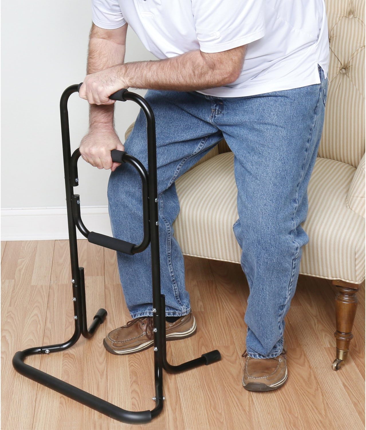Black Metal Chair Stand Assist B809664