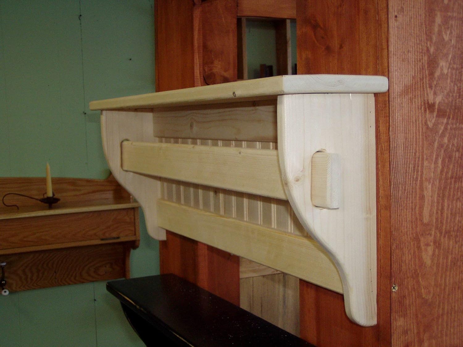 Unfinished Wood Quilt Rack F736862