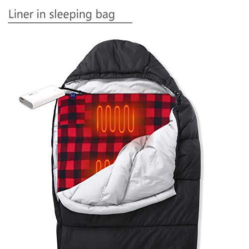 Heated Sleeping Bag pad with 5 Heating Zones L5202