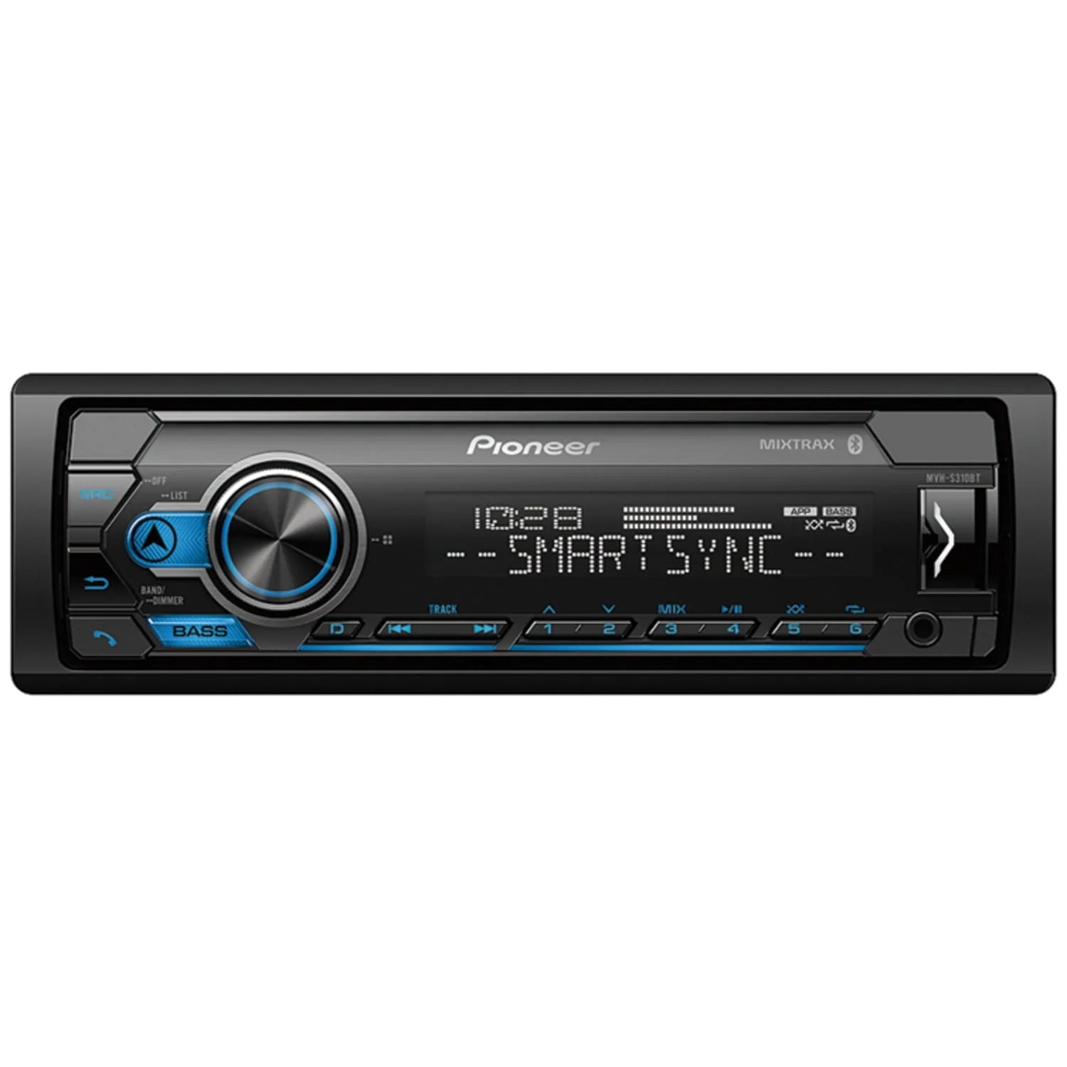 Single DIN Car Stereo with Bluetooth Q197