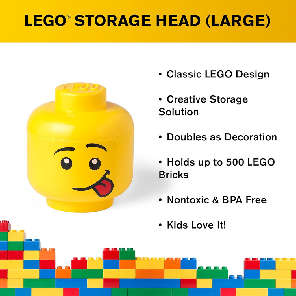Stackable Storage Container, Large, Holds 500 Bricks G653