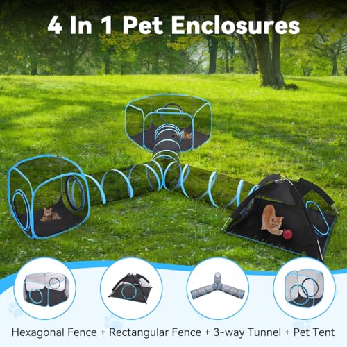 Outdoor Mesh Cat Enclosure with Carry Bag T265