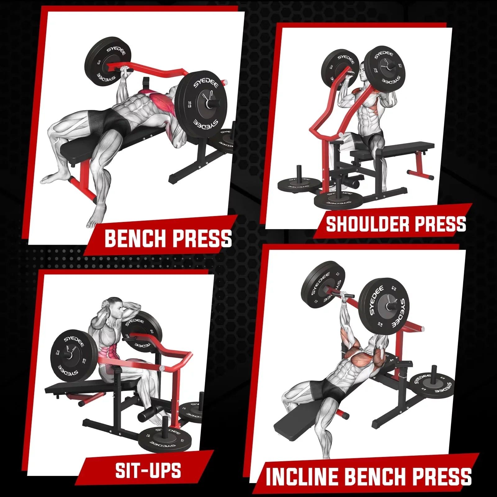 Chest Press Machine with Independent Converging Arms G4557