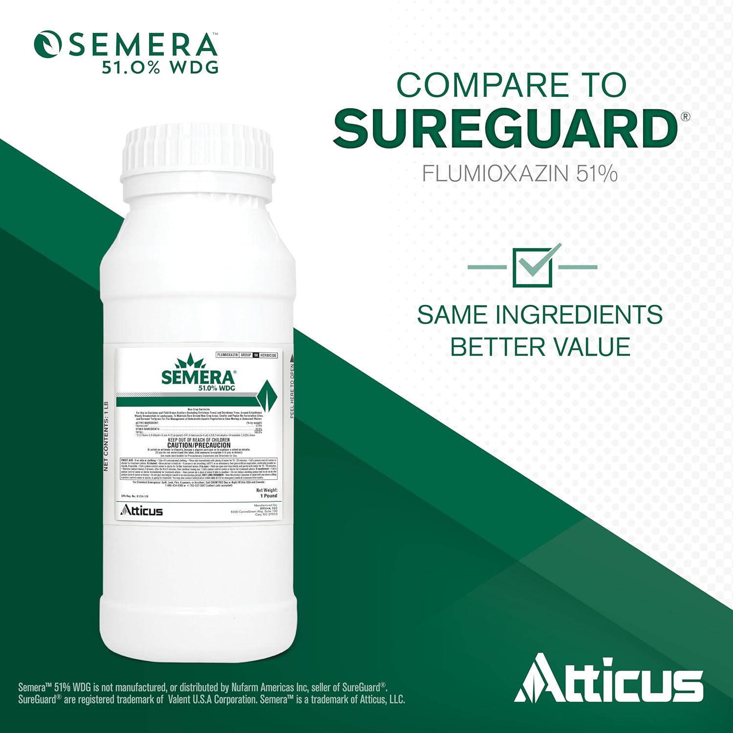 51.0% WDG Aquatic Herbicide (1 lb) Flumioxazin 51% I3381