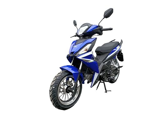 125CC 4 Speed Moped Motorcycle S18014