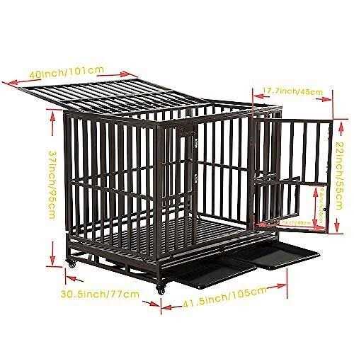 Heavy Duty Metal Dog Crate S75864