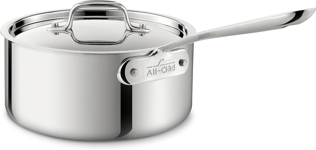 10 Inch Stainless Steel Fry Lid and 3-Quart Stainless Steel Sauce Pan with Lid W78691