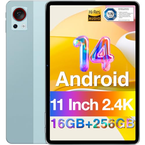 11 Inch 2.4K Display 16GB RAM 256GB ROM 8580mAh Battery Octa Core Dual SIM 4G Blue Tablet J974397