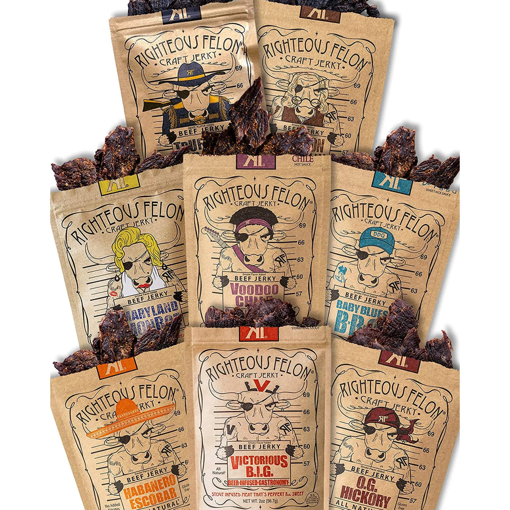 Beef Jerky Variety Pack 2 oz 8 Pack Y45816