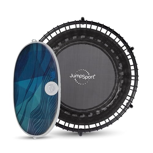 39” Fitness Trampoline with Anti-Fatigue Standing Desk Board X9218
