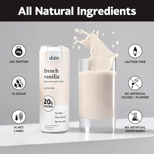 Dark Chocolate High Protein Milk Shake, Lactose Free, 11 fl oz, 12 Cans G796