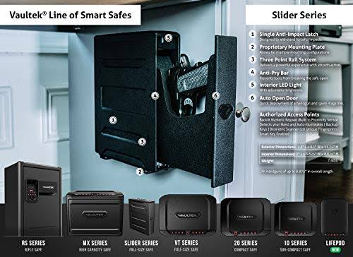 Biometric Bluetooth Slider Safe N2437