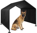 Black Waterproof Dog House (49" L x 49" W x 43" H) N640