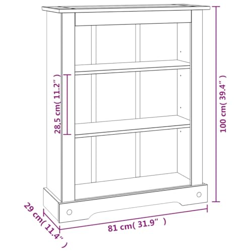 5-Tier Narrow Bookcase A672