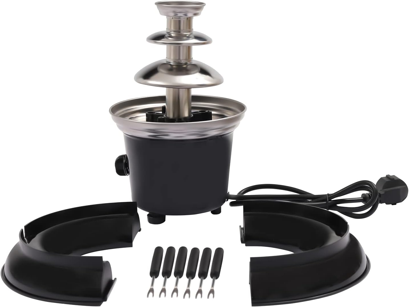 3 Tiers Stainless Steel Chocolate Fondue Fountain G149